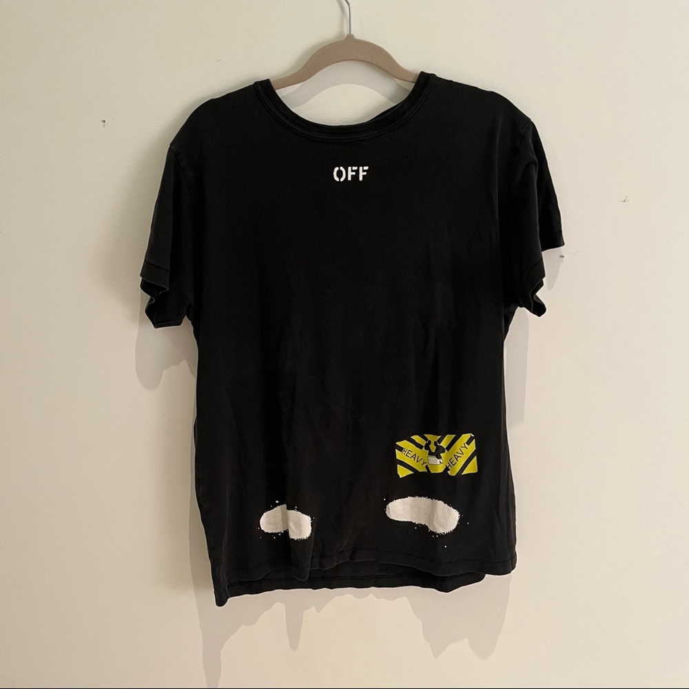 Off-white SS17 Mirror Mirror Spray Paint Tshirt